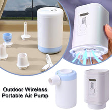 Load image into Gallery viewer, Wireless Charging Air Pump Portable Outdoor Camping Air Bed Inflatable Mini Electric Air Pump