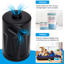Load image into Gallery viewer, Portable Electric Storage Pump Outdoor Wireless Swimming Pool Inflatable Boat Inflatable Bed Vacuum Compression Bag Extraction Air Pump