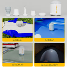 Load image into Gallery viewer, Portable Air Pump Outdoor Air Pump Mini Air Pump Swimming Ring Air Bed Air Pump Multi-function Vacuum Air Pump