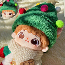 Load image into Gallery viewer, 20CM Cotton Doll Christmas Set Cartoon Plush Doll Replacement Outfit Lolita Dress Playing House Accessories Mini Clothes