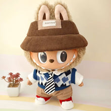 Load image into Gallery viewer, For 37cm Labubu Doll Shirts Sweater Hat Cartoon Plush Doll Replacement Outfit Playing House Accessories Mini Clothes