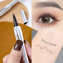 Load image into Gallery viewer, Three-dimensional Two Nib Eyebrow Pencil Waterproof Sweatproof Non-smudging Multifunctional Natural Eyebrow Pencil Cosmetics
