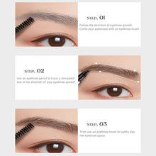 Load image into Gallery viewer, Two Nib Curved Eyebrow Pencil Waterproof Sweatproof Non-smudging Multifunctional Natural Eyebrow Pencil Makeup Cosmetics