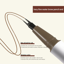 Load image into Gallery viewer, Three-dimensional Double Head Eyebrow Pencil Waterproof Sweatproof Long-lasting Natural Two Nib Eyebrow Pencil Eye Makeup Cosmetics