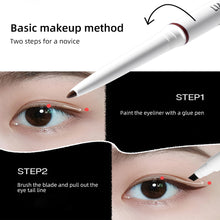 Load image into Gallery viewer, Double-ended Gel Eyeliner Waterproof Sweatproof Non-smudging Long-lasting Eyeliner With Brush Natural Eye Makeup Cosmetics