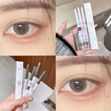 Load image into Gallery viewer, Colored Pearlescent Eyeliner Gel Pen Waterproof Sweatproof Long-lasting Dual Ended Eyeliner Convenient Eye Makeup Cosmetics