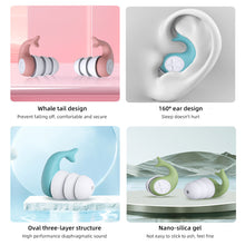 Load image into Gallery viewer, Soft Three Layers Silicone Soundproof Noise Reduction Earplugs Comfortable Washable Anti-Noise Sleeping Earplugs