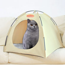 Load image into Gallery viewer, Pet Tent Bed Cats House Supplies Products Accessories Warm Cushions Furniture Sofa Basket Beds Winter Clamshell Kitten Tents Cat