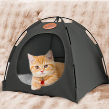 Load image into Gallery viewer, Pet Tent Bed Cats House Supplies Products Accessories Warm Cushions Furniture Sofa Basket Beds Winter Clamshell Kitten Tents Cat