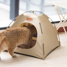 Load image into Gallery viewer, Pet Tent Bed Cats House Supplies Products Accessories Warm Cushions Furniture Sofa Basket Beds Winter Clamshell Kitten Tents Cat