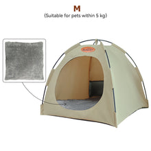 Load image into Gallery viewer, Pet Tent Bed Cats House Supplies Products Accessories Warm Cushions Furniture Sofa Basket Beds Winter Clamshell Kitten Tents Cat