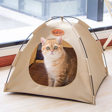 Load image into Gallery viewer, Pet Tent Bed Cats House Supplies Products Accessories Warm Cushions Furniture Sofa Basket Beds Winter Clamshell Kitten Tents Cat