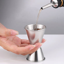 Load image into Gallery viewer, 15/30ml 30/60ml Double Spirit Jigger Stainless Steel Measure Cup Cocktail Drink Wine Shaker Party Bar Club Accessories Bartender Tools
