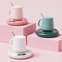 Load image into Gallery viewer, Thermostatic Heating Coaster Cup Heater Mug Warmer 3 Gear 75°C Hot Tea Makers Electric Mini Induction Cooker Coffee Heating Pad