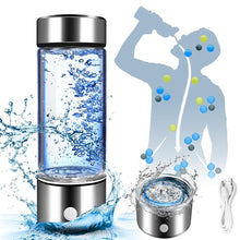 Load image into Gallery viewer, 420ml Hydrogen-Rich Water Cup Electric Hydrogen Rich Water Generator Bottle Titanium Quality Filter Portable Antioxidant Lonizer