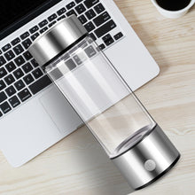 Load image into Gallery viewer, 420ml Hydrogen-Rich Water Cup Electric Hydrogen Rich Water Generator Bottle Titanium Quality Filter Portable Antioxidant Lonizer