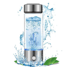 Load image into Gallery viewer, 420ml Hydrogen-Rich Water Cup Electric Hydrogen Rich Water Generator Bottle Titanium Quality Filter Portable Antioxidant Lonizer