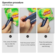 Load image into Gallery viewer, Mini Heat Bag Sealing Machine Package Sealer Bags Thermal Plastic Food Bag Closure Portable Sealer Packing Kitchen Accessories