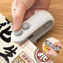 Load image into Gallery viewer, Mini Heat Bag Sealing Machine Package Sealer Bags Thermal Plastic Food Bag Closure Portable Sealer Packing Kitchen Accessories
