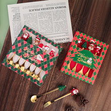 Load image into Gallery viewer, Stainless Steel Christmas Snowman Santa Claus Fork Spoon Ice Cream Spoon Coffee Stirring Spoon Dinner Teaspoon Kitchen Supplies Dessert Fork