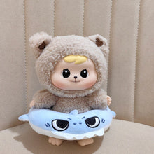 Load image into Gallery viewer, 17cm Mini Plush Doll's Clothes Outfit Accessories For 15-17CM Labubu Swimming Ring Accessories Gift