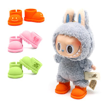 Load image into Gallery viewer, For 17cm labubu Shoes Suitable for 10/15 Cotton Dolls Outfit Boots Toys Casual Sports Rain Shoes Dolls Accessories
