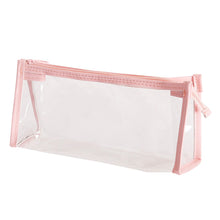 Load image into Gallery viewer, Transparent Pencil Case Large Capacity Simple Pen Bag Kawaii Cosmetic Bag School Study Stationery Office Supplies