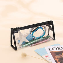 Load image into Gallery viewer, Transparent Pencil Case Large Capacity Simple Pen Bag Kawaii Cosmetic Bag School Study Stationery Office Supplies