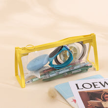 Load image into Gallery viewer, Transparent Pencil Case Large Capacity Simple Pen Bag Kawaii Cosmetic Bag School Study Stationery Office Supplies
