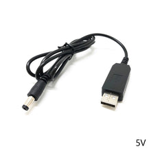 Load image into Gallery viewer, USB power boost line DC 5V to DC 5V 9V 12V Step UP Module USB Converter Adapter Cable 2.1x5.5mm Male Connector Converter