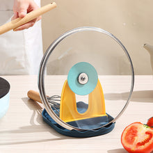 Load image into Gallery viewer, Pot Lid Rack Multifunctional Shovel Spoon Holder Stand Foldable Organizer for Fork Spatula Cover Rack Pan Storage Shelf Kitchen Accessories