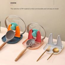 Load image into Gallery viewer, Pot Lid Rack Multifunctional Shovel Spoon Holder Stand Foldable Organizer for Fork Spatula Cover Rack Pan Storage Shelf Kitchen Accessories