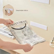 Load image into Gallery viewer, Large-capacity Garbage Bag Holder Hanging Mesh Bags Wall-Mounted Fruit Organizer Storage Tools Sundries Bag Net Kitchen Cabinet Accessories