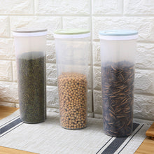 Load image into Gallery viewer, Food Storage Box Noodles Sealed Can Transparent Spaghetti Food Storage Bin Moisture-proof with Lid Noodle Tool Quantitative Divided Kitchen Accessories