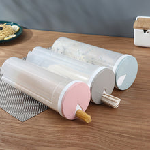 Load image into Gallery viewer, Food Storage Box Noodles Sealed Can Transparent Spaghetti Food Storage Bin Moisture-proof with Lid Noodle Tool Quantitative Divided Kitchen Accessories