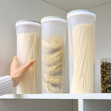 Load image into Gallery viewer, Food Storage Box Noodles Sealed Can Transparent Spaghetti Food Storage Bin Moisture-proof with Lid Noodle Tool Quantitative Divided Kitchen Accessories