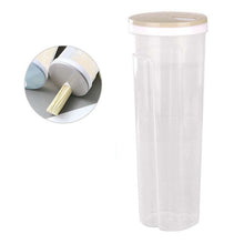 Load image into Gallery viewer, Food Storage Box Noodles Sealed Can Transparent Spaghetti Food Storage Bin Moisture-proof with Lid Noodle Tool Quantitative Divided Kitchen Accessories