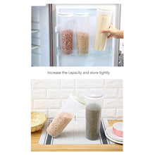 Load image into Gallery viewer, Food Storage Box Noodles Sealed Can Transparent Spaghetti Food Storage Bin Moisture-proof with Lid Noodle Tool Quantitative Divided Kitchen Accessories