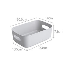 Load image into Gallery viewer, Rectangular Desktop Storage Basket Sundries Cosmetic Sorting Box Three Sizes Food Organizer Bin For Kitchen Bedroom Office Tool