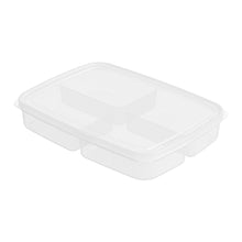 Load image into Gallery viewer, Large Capacity Four Grid of Food Crisper Fruit and Vegetable Four-Compartment Storage Box Refrigerator Organizer Frozen Meat Kitchen Tools