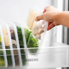 Load image into Gallery viewer, Large Capacity Four Grid of Food Crisper Fruit and Vegetable Four-Compartment Storage Box Refrigerator Organizer Frozen Meat Kitchen Tools