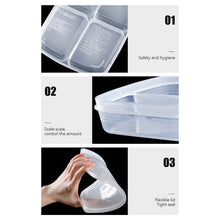 Load image into Gallery viewer, Large Capacity Four Grid of Food Crisper Fruit and Vegetable Four-Compartment Storage Box Refrigerator Organizer Frozen Meat Kitchen Tools