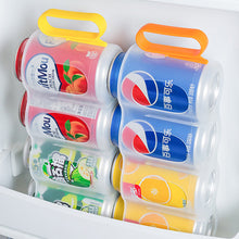 Load image into Gallery viewer, Refrigerator Beverage Bottle Storage Box Refrigeration Drink Storage Container Beer Soda Can Organizer Racks Fridge Shelf Home Kitchen Storage Case