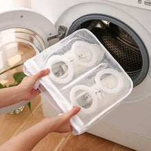 Load image into Gallery viewer, Portable Mesh Laundry Bag Lazy Shoes Bag Washing Machine Storage Bags Anti-deformation Protective Clothes Organizer Net Bag Shoes Airing Dry Tool