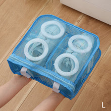 Load image into Gallery viewer, Portable Mesh Laundry Bag Lazy Shoes Bag Washing Machine Storage Bags Anti-deformation Protective Clothes Organizer Net Bag Shoes Airing Dry Tool