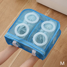 Load image into Gallery viewer, Portable Mesh Laundry Bag Lazy Shoes Bag Washing Machine Storage Bags Anti-deformation Protective Clothes Organizer Net Bag Shoes Airing Dry Tool