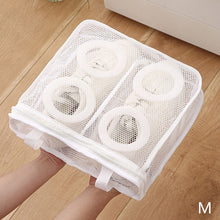 Load image into Gallery viewer, Portable Mesh Laundry Bag Lazy Shoes Bag Washing Machine Storage Bags Anti-deformation Protective Clothes Organizer Net Bag Shoes Airing Dry Tool