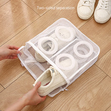Load image into Gallery viewer, Portable Mesh Laundry Bag Lazy Shoes Bag Washing Machine Storage Bags Anti-deformation Protective Clothes Organizer Net Bag Shoes Airing Dry Tool