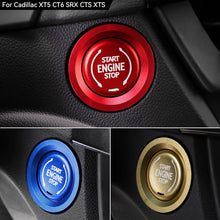 Load image into Gallery viewer, 2Pcs Car Start Ignition Engine Start Stop Button Ring Cover Trim Sticker For Cadillac XT4 XT6 CT4 CT5 Button Decoration Switch Accessories