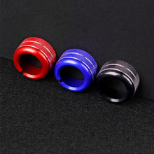 Load image into Gallery viewer, 2Pcs Car Rear Mirror Sound Audio Volume Knob Button Circle Cover Trim Interior Ring Decoration For Subaru Crosstrek 2024